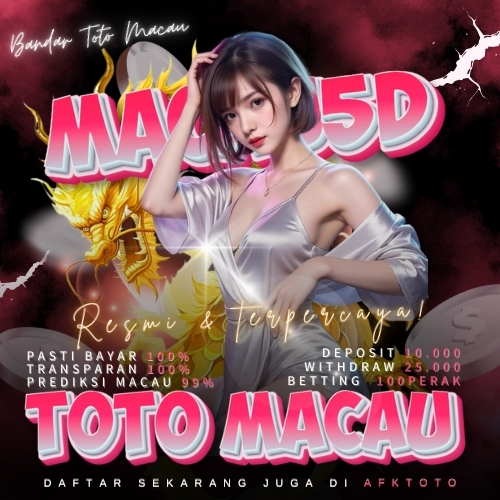 AFKTOTO ~ Bandar Toto Macau 5D Paling Terpercaya Resmi | Jutaan Pemain  Bermain Disini